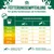 Tableau d’alimentation pour grands chiens dès 14 mois : portions journalières en grammes selon poids (25 à 90 kg) et niveau d’activité, texte en allemand.