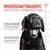 Wissenschaftsbasierte Inhaltsstoffe zur Unterstützung einer gesunden Verdauung und der natürlichen Abwehrkräfte. Schwarzer Hund mit geöffnetem Maul abgebildet.