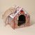 Casita de jengibre TIAKI juguete para gatos
