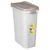Pet Food Container von Stefanplast, weiss mit braunem Deckel. Etikett zeigt Produktanwendung: luftdichte Aufbewahrung für Tierfutter, Fassungsvermögen 40 Liter. Pet Food Container von Stefanplast, weiss mit braunem Deckel. Etikett zeigt Produktanwendung: luftdichte Aufbewahrung für Tierfutter, Fassungsvermögen 40 Liter.