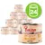 Lot de 24 boîtes Purizon Chicken Fillet with Wild Boar pour chats adultes, 200 g, 45 % chicken fillet visible sur l’étiquette. Lot de 24 boîtes Purizon Chicken Fillet with Wild Boar pour chats adultes, 200 g, 45 % chicken fillet visible sur l’étiquette.