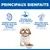 Principaux avantages : Soutient la santé du cœur, des reins et de la vessie, favorise la digestion, acides gras oméga-6 et vitamine E pour une peau et une fourrure saines. Chien représenté avec une gamelle.