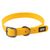 Rukka Biodipro Halsband, gelb - Größe: S: 28 - 35 cm Halsumfang, 15 mm breit