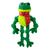 KONG Holiday Knots Grenouille pour chien - Taille L/XL : env. L 44.5 x l 28,5 x H 9 cm