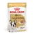 ROYAL CANIN ADULT French Bulldog Loaf, 85 g, Ruoansulatuksen terveys. Kuvassa ruokakuppi, jossa on ruoan paloja. ROYAL CANIN ADULT French Bulldog Loaf, 85 g, Ruoansulatuksen terveys. Kuvassa ruokakuppi, jossa on ruoan paloja.