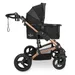 Poussette Nomad Tales Calma rose gold pour chien et chat - L 82 x l 65 x H 102 cm / jusqu'à 15 kg