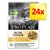 Purina Pro Plan Nutri Savour Sterilised, 24x kawałki z kurczakiem w sosie. Widoczna informacja: pomaga utrzymać zdrowie dróg moczowych u kotów kastrowanych/sterylizowanych.