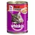 Whiskas kattenvoer blik, 1+ Jahre, mit Rind in Terrine, afbeelding van grijze kat en stukjes vlees, 100% komplett & ausgewogen, zonder kunstmatige aroma’s, kleur- of conserveermiddelen.