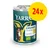 Yarrah Chunks with chicken, nettle & tomato, lot de 24 boîtes. Labels visibles : bio UE et Beter Leven 3 étoiles.