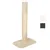 Tall scratching post with a rectangular base and sisal-wrapped middle section, shown in beige. Two colour options displayed: beige and dark grey.