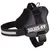 Julius-K9 dog harness in black with reflective stripes and 'Glowing in dark' label.