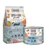 MAC's Super Food for Cats Adult, confezione di crocchette Lachs & Forelle e lattina Lachs & Huhn. Testo visibile in inglese e tedesco su entrambi i prodotti.