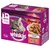 Whiskas Ragout in Gelee, 12 plicuri, pentru pisici de peste 1 an. Text vizibil: 1+ Jahre, 100% komplett & ausgewogen, Klassische Auswahl: Huhn, Rind, Lamm, Geflügel.