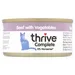 Thrive Adult Wet Complete Cat Food Kattenvoer 6 x 75 g - Rund met Groenten