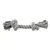 Corde à noeuds Trixie, gris pour chien - 1 corde (L 37 cm), gris