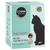 COSMA Pure Love Soup Salmon with Courgettes, 12 x 40 g. Grain Free Recipe. Kissankuvan siluetti pakkauksessa.
