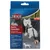 Trixie car harness, also usable as a walking harness. Size S, includes adjustable short lead. Product image with dog in car. Item number: 1290.