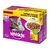 whiskas 11+ év, Geflügel Auswahl in Gelee, baromfiválogatás zselében, 12 x 85 g, macska képe, tál étel, német és francia szöveg a csomagoláson