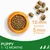 Kibble size guide for puppies aged 1 to 12 months, showing kibble pieces with 10 mm diameter and 5 mm thickness.