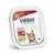 Yarrah Bio-Organic Since 1992 paté met rund en cichorei, grain free, BIO organic, 100 g. Tekst: beef, okse, nötkött, with chicory, NL-BIO-01 EU/non-EU Agriculture. Kat op de verpakking.