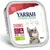 Yarrah bio-organic chunks with chicken, beef, parsley and thyme. Grain free recipe, pure food, care for all animals, organic certified. 100g.