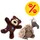 Sparset: Trixie Geier Gustav + KONG WildKnots Bears