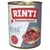 RINTI Kennerfleisch s koňským masem, bez obilovin. RINTI od roku 1983 Original. Zobrazení kousků masa a ingrediencí.