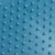 Nahaufnahme einer blauen Oberfläche mit gleichmässig verteilten Noppen, möglicherweise Materialstruktur eines Produkts.