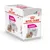 Balení Royal Canin Exigent All Sizes, 12×85g kapsiček. Na obalu obrázek psa a krmiva, text: 'Satisfies a fussy appetite'. Pro psy všech velikostí.