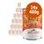 24 lattine da 400 g di Almo Nature Daily con manzo, testo visibile: 'con manzo', 'grain free', 'almo nature owned by the animals'. Immagine della confezione. 24 lattine da 400 g di Almo Nature Daily con manzo, testo visibile: 'con manzo', 'grain free', 'almo nature owned by the animals'. Immagine della confezione.