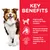 Key benefits: high-quality protein for lean muscles, balanced minerals for heart and kidney health, omega-6s and vitamin E for healthy skin and coat.