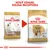 Porovnání starého a nového obalu krmiva Royal Canin Adult Beagle s textem: Nový vzhled, stejná receptura.