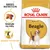Balení krmiva ROYAL CANIN ADULT Beagle, obrázek psa beagle, texty: Granule na míru, Ideální hmotnost, BREED NUTRITION.
