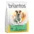 Balení krmiva briantos 1 kg, nápisy: ADULT MINI, LAMB & RICE, SMALLER KIBBLES, HIGH TOLERANCE, Designed for your dog's needs. Obrázek psa a rodiny v pozadí. Balení krmiva briantos 1 kg, nápisy: ADULT MINI, LAMB & RICE, SMALLER KIBBLES, HIGH TOLERANCE, Designed for your dog's needs. Obrázek psa a rodiny v pozadí.