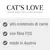 CAT'S LOVE, feine Kost für feine Katzen. Alto contenuto di carne, con fibra FOS, made in Austria.