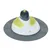 Interactive pet toy with textured yellow pads, a central raised section and a round grey base, designed for play and stimulation.