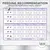 Feeding recommendation chart showing daily dry and wet food amounts for dogs by weight, with icons for kibble, cans, and water. Includes energy values and portion sizes for different dog types.