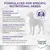 Formulated for specific nutritional needs: chronic renal insufficiency is not reversible, higher body toxins due to damaged kidneys, oxalate and urate stones from low fluid and acidic urine.