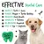 Effective dental care: protects teeth and gums, reduces plaque and tartar, promotes fresh breath, odourless and tasteless, no brushing needed, free of dye and sulphates.