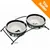 Kaksi keraamista kuppia mustalla metallitelineellä, toisessa teksti FOOD ja luun kuva, toisessa teksti WATER. Yläkulmassa oranssi merkki: Top Seller. Kaksi keraamista kuppia mustalla metallitelineellä, toisessa teksti FOOD ja luun kuva, toisessa teksti WATER. Yläkulmassa oranssi merkki: Top Seller.