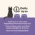 Feeding guide: feed up to 2 cans daily depending on cat size, provide fresh drinking water at all times, and serve food at room temperature.