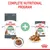Complete nutritional programme showing Royal Canin Digestive dry food and wet food pouch, with images of kibble and chunks in gravy. Both products highlight 95% stool quality in 10 days.