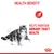 Health benefit image stating helps maintain urinary tract health, with a cat and an icon indicating urinary health support.