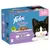 Felix Kitten Original Mixed Selection in Jelly, 12 pouches with beef, poultry, trout and tuna, suitable for 2-12 months, no colourants added. Felix Kitten Original Mixed Selection in Jelly, 12 pouches with beef, poultry, trout and tuna, suitable for 2-12 months, no colourants added.