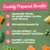 Freshly prepared benefits: grain free recipe with no added wheat, gluten, dairy or soya; added salmon oil; chicory extract for healthy digestion; seaweed as a natural vitamin source.