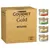 Caja de 96 latas Purina Gourmet Gold Mousse. Cuatro variedades visibles: etiquetas roja, verde, lila y dorada, todas con el texto Gourmet Gold Mousse. Caja de 96 latas Purina Gourmet Gold Mousse. Cuatro variedades visibles: etiquetas roja, verde, lila y dorada, todas con el texto Gourmet Gold Mousse.