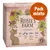 Rosie's Farm Pack mixto 4 variedades: Chicken, Turkey & Duck, Salmon Chicken & Shrimp, Lamb & Chicken. Adult. Grain Free Recipe. Imagen de un gato y flores en el envase.