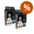 Due sacchi di crocchette Purina Pro Plan Large Athletic Adult Optihealth con immagine di cane e simbolo percentuale per offerta.