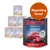 Rocco Classic Pure beef, 800 g. Widoczne puszki różnych smaków Rocco Classic. Napis na pomarańczowym kole: Wypróbuj teraz! Tekst na etykiecie: 100% fresh ingredients & grain-free.
