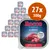 27 vaschette da 300 g di Rocco Classic Pure beef, etichetta con carne di manzo e testo: 100% fresh ingredients & grain-free. Peso visibile: 300 g.